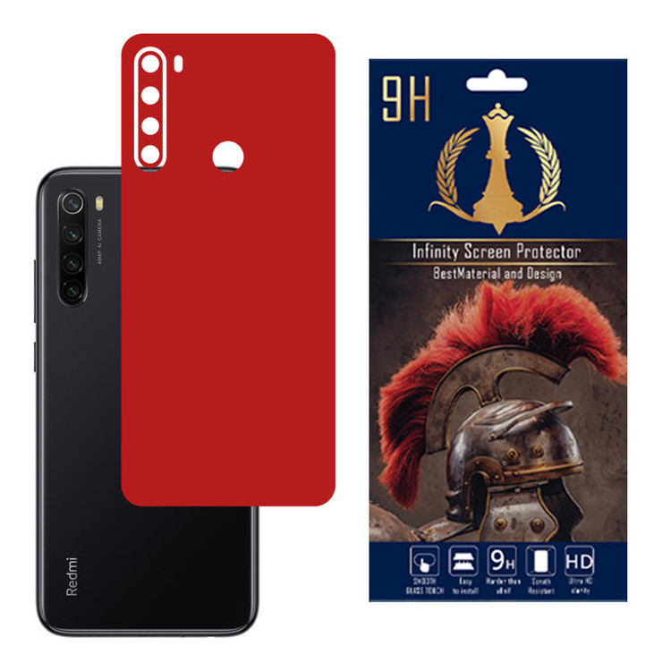 برچسب پوششی اینفینیتی مدل PRO MAX مناسب برای گوشی موبایل شیائومی REDMI NOTE 8 / REDMI NOTE 8T / REDMI NOTE 8 2021 به همراه محافظ صفحه نمایش