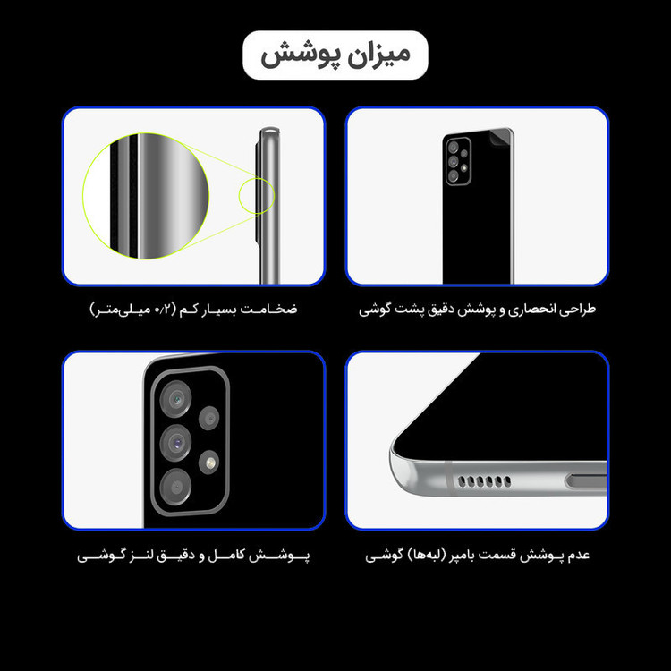 برچسب پوششی اینفینیتی مدل RG مناسب برای گوشی موبایل سامسونگ Galaxy A24