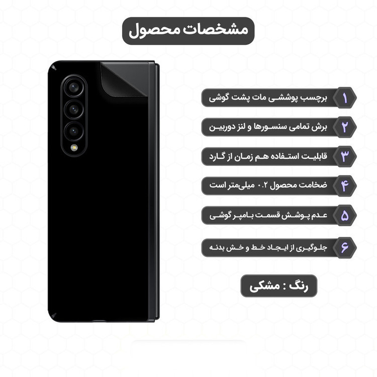 برچسب پوششی اینفینیتی مدل PRO RG مناسب برای گوشی موبایل اپل iPhone 12 Pro