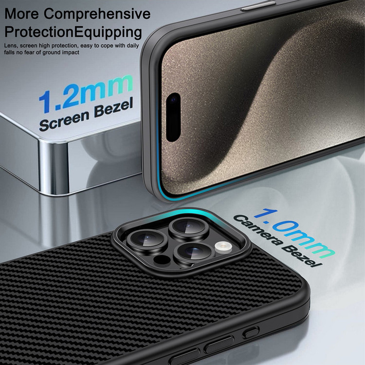 کاور سامورایی مدل Aaramid Fiber مناسب برای گوشی موبایل اپل iPhone 15 Pro Max