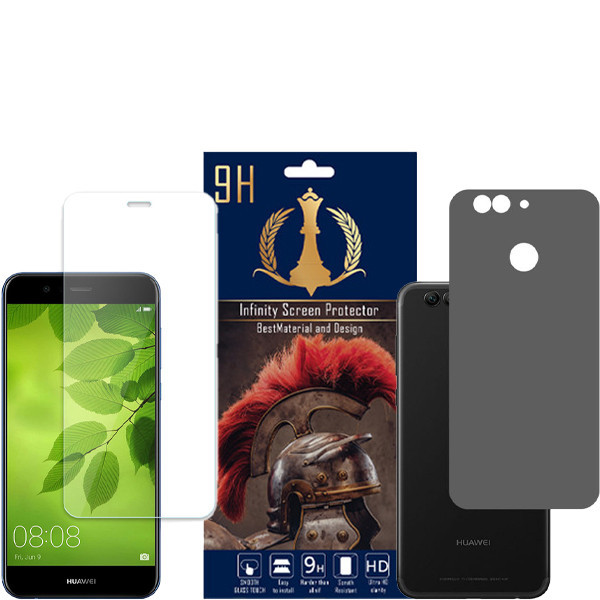 برچسب پوششی اینفینیتی مدل PRO MAX مناسب برای گوشی موبایل هوآوی NOVA 2 PLUS به همراه محافظ صفحه نمایش