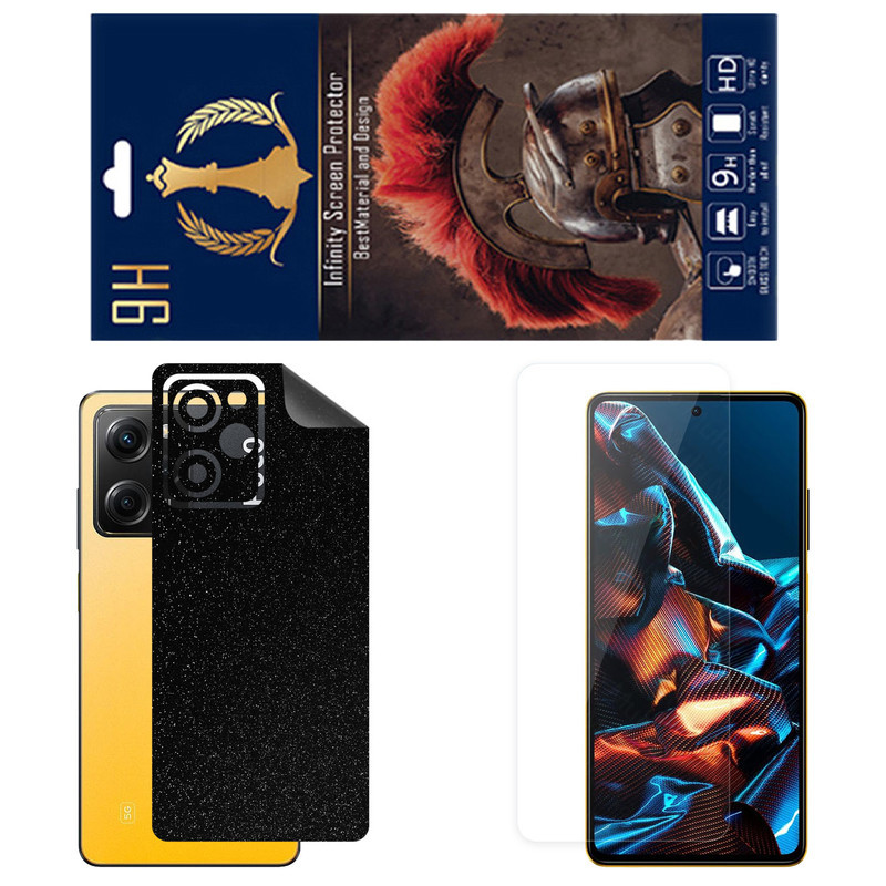 محافظ صفحه نمایش اینفینیتی مدل PRO مناسب برای گوشی موبایل شیائومی Poco X5 Pro به همراه برچسب پوششی