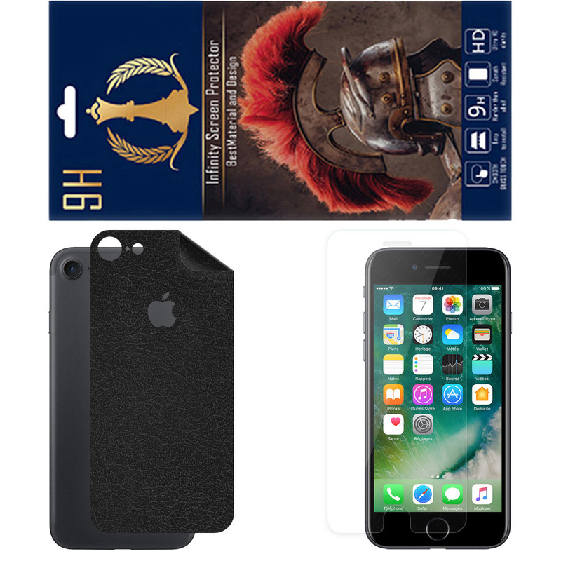برچسب پوششی اینفینیتی مدل CH مناسب برای گوشی موبایل اپل iPhone SE 2022 به همراه محافظ صفحه نمایش