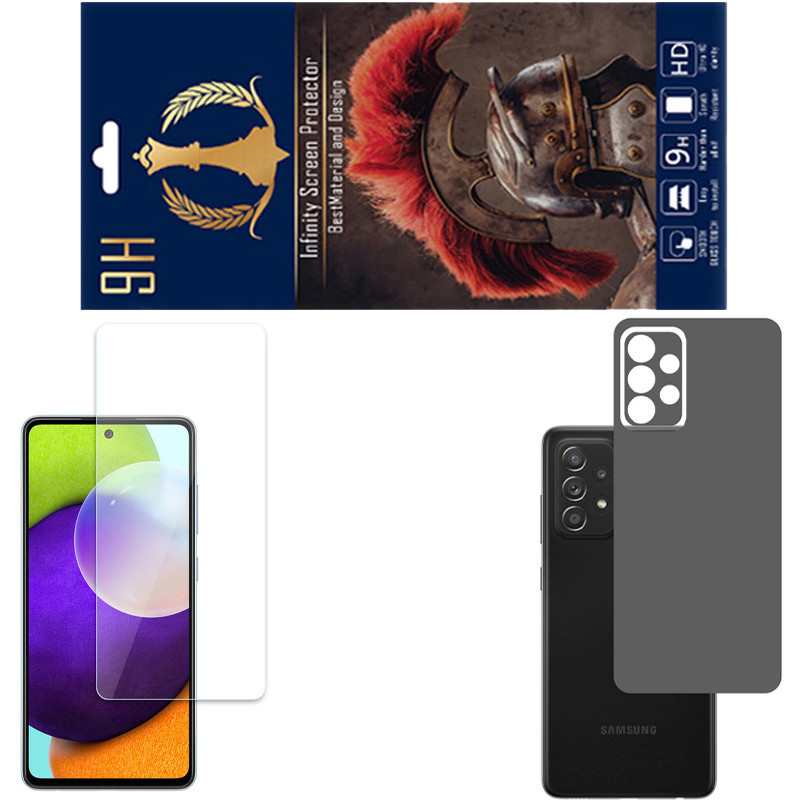 محافظ صفحه نمایش اینفینیتی مدل PRO مناسب برای گوشی موبایل سامسونگ GALAXY A52 4G به همراه برچسب پوششی