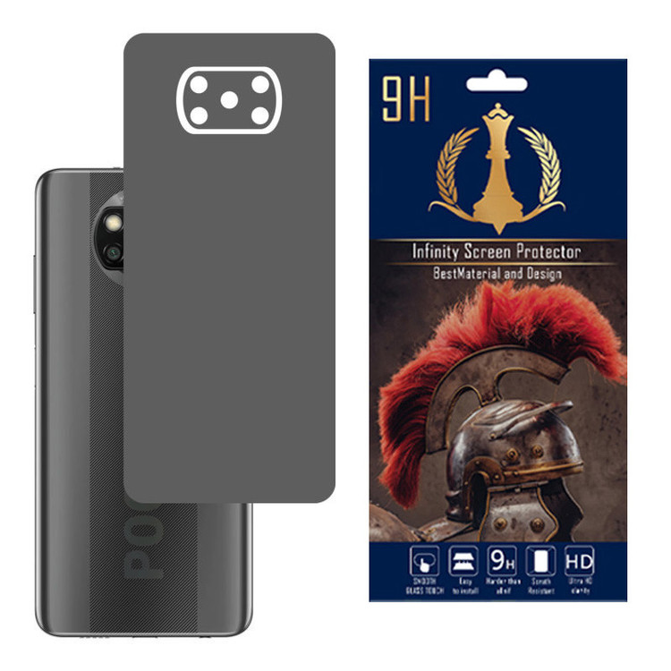 برچسب پوششی اینفینیتی مدل PRO MAX مناسب برای گوشی موبایل شیائومی POCO X3 / POCO X3 NFC / POCO X3 PRO به همراه محافظ صفحه نمایش