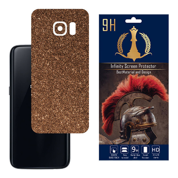 برچسب پوششی اینفینیتی مدل PRO MAX مناسب برای گوشی موبایل سامسونگ GALAXY S7 EDGE به همراه محافظ صفحه نمایش