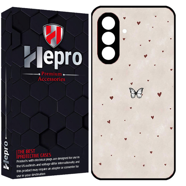 کاور هپرو طرح پروانه کد Dimo-855 مناسب برای گوشی موبایل سامسونگ Galaxy A37