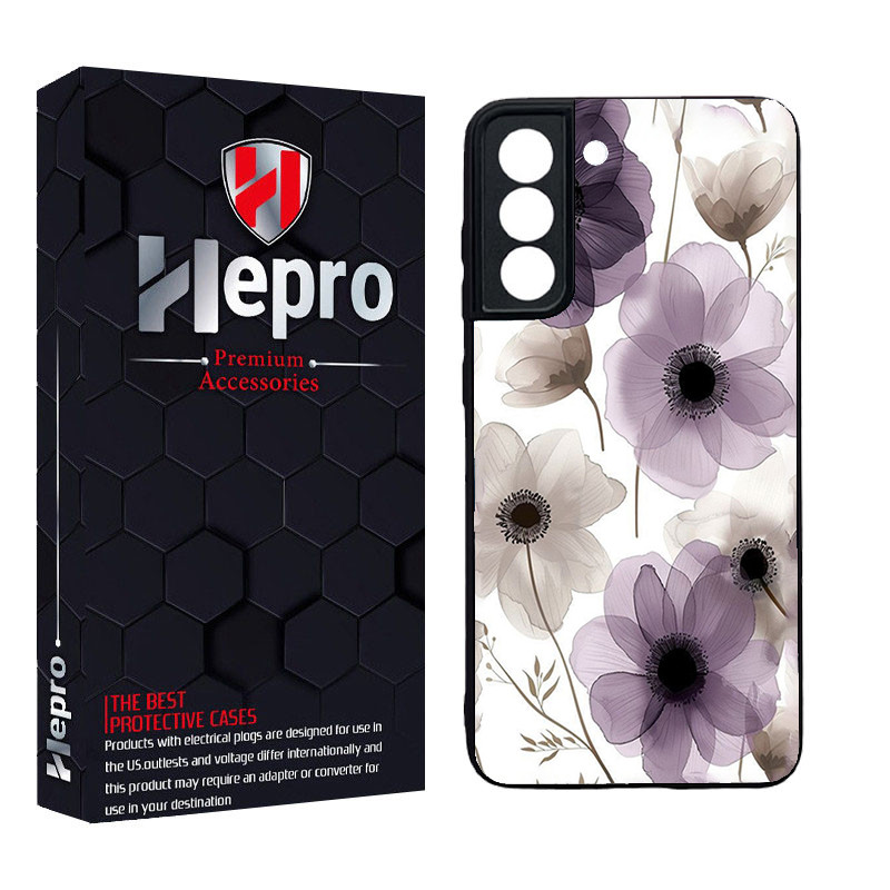 کاور هپرو طرح گل کد Dimo-504 مناسب برای گوشی موبایل سامسونگ Galaxy S21 FE