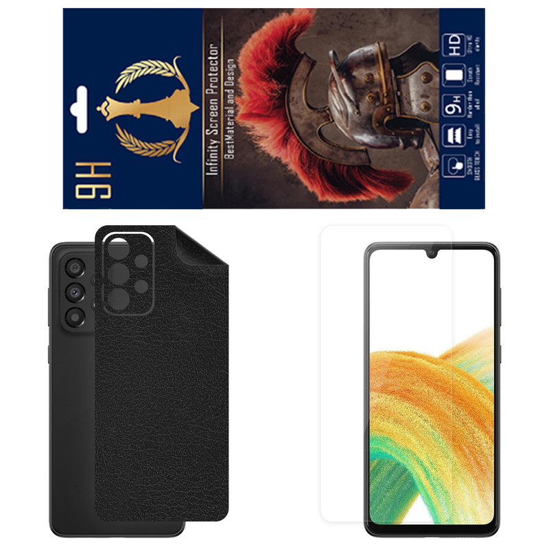 برچسب پوششی اینفینیتی مدل CH مناسب برای گوشی موبایل سامسونگ Galaxy A33 5G به همراه محافظ صفحه نمایش