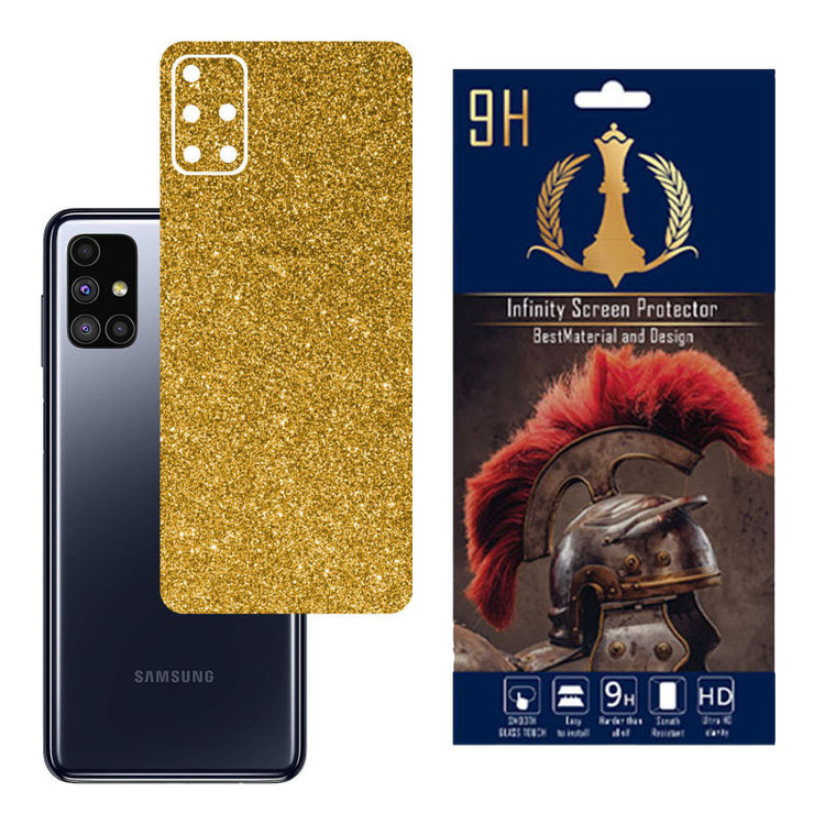 برچسب پوششی اینفینیتی مدل PRO MAX مناسب برای گوشی موبایل سامسونگ GALAXY M51 به همراه محافظ صفحه نمایش