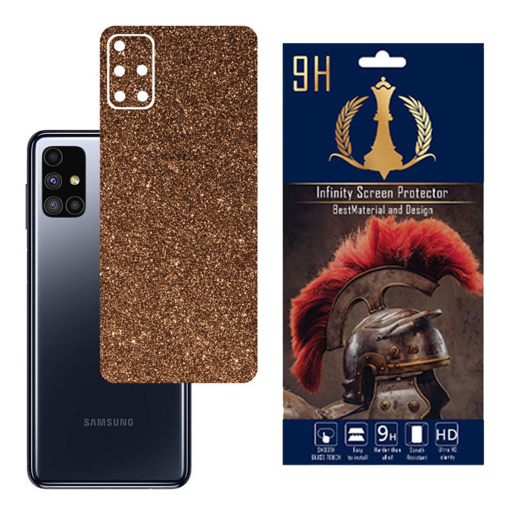 برچسب پوششی اینفینیتی مدل PRO MAX مناسب برای گوشی موبایل سامسونگ GALAXY M51 به همراه محافظ صفحه نمایش