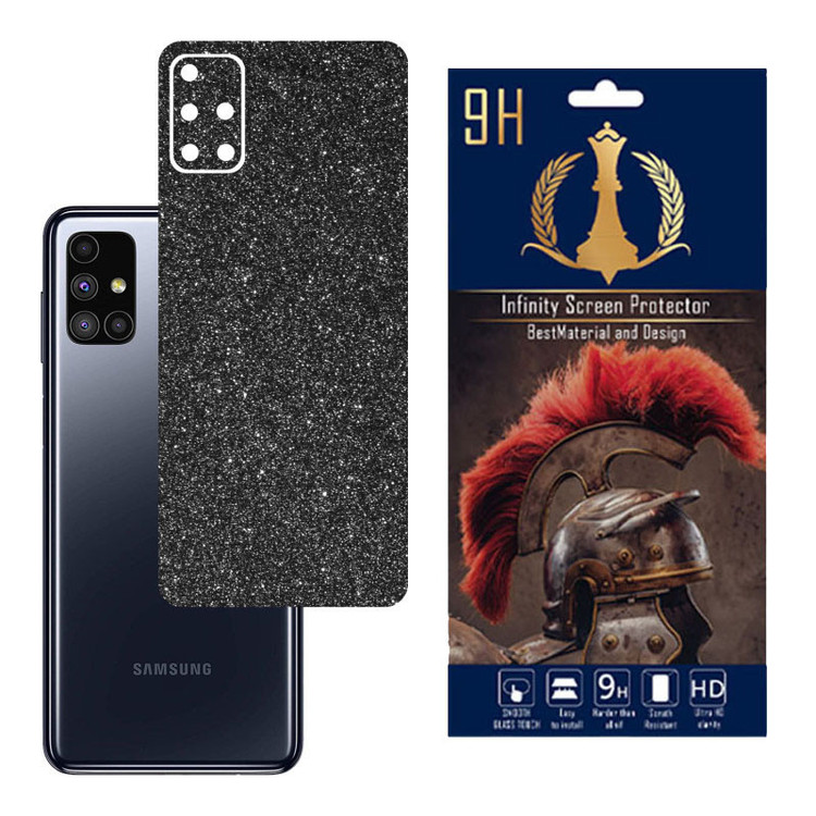 برچسب پوششی اینفینیتی مدل PRO MAX مناسب برای گوشی موبایل سامسونگ GALAXY M51 به همراه محافظ صفحه نمایش